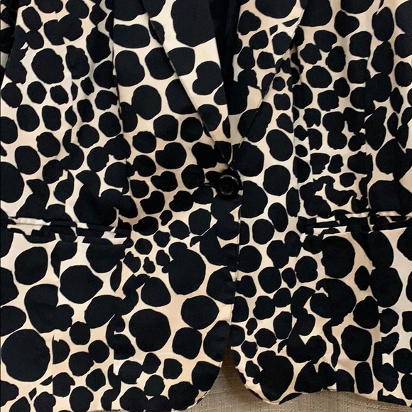 Print one Button Jacket - Picture 3 of 4